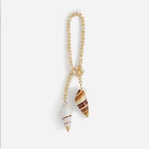 Madewell Shell and Pearl Bag charm